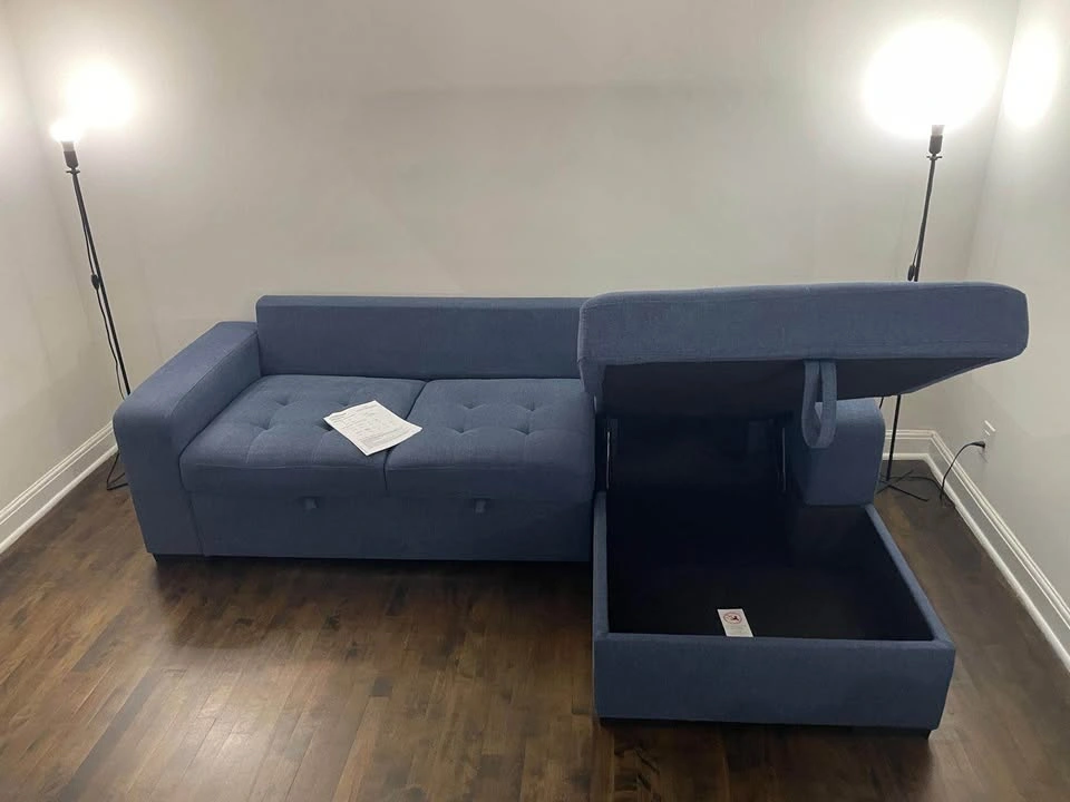 Couch blue - photo 4