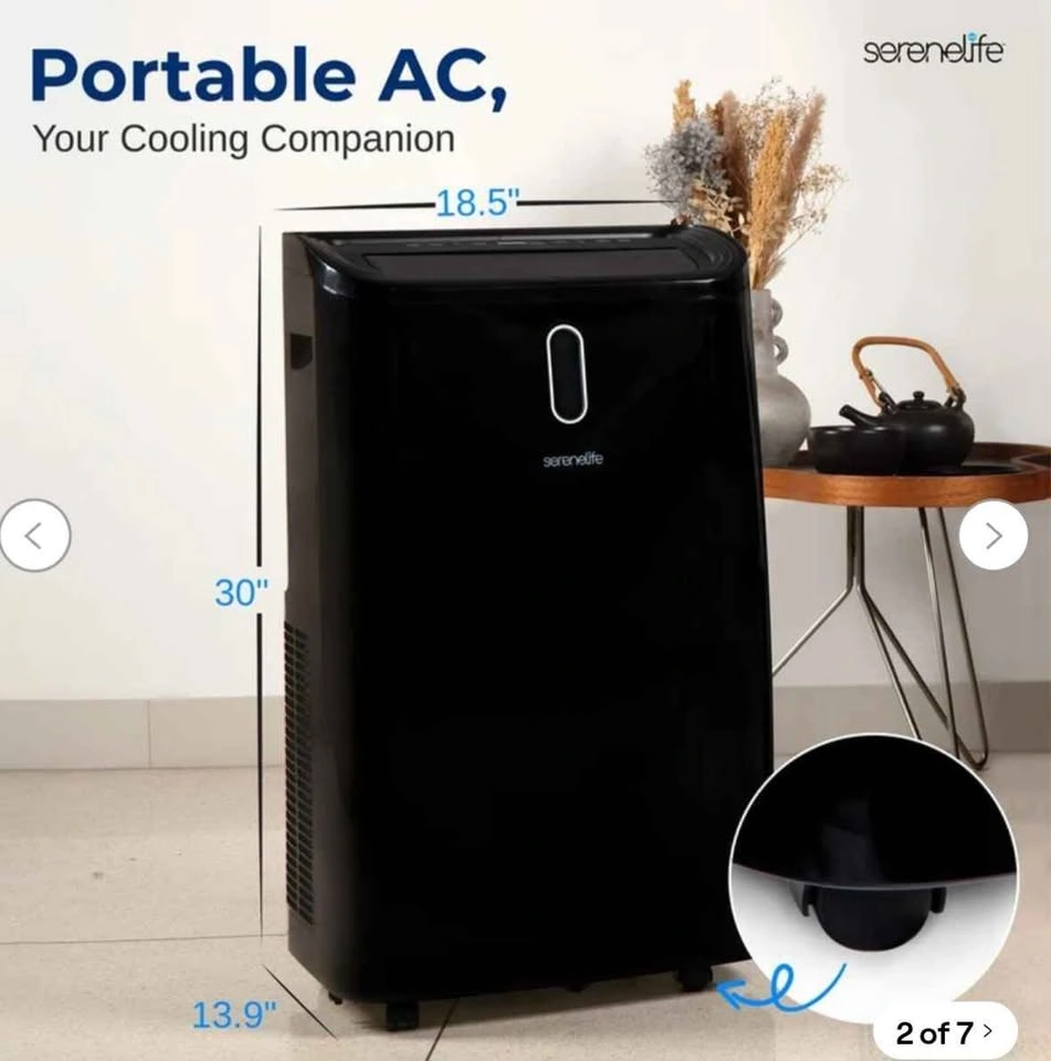 Serenelife Portable Air Conditioner 14000 BTU - photo 3