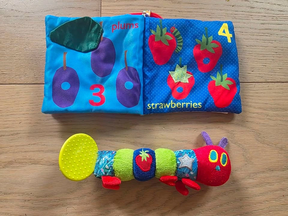 The Very Hungry Caterpillar book and rattle - photo 3