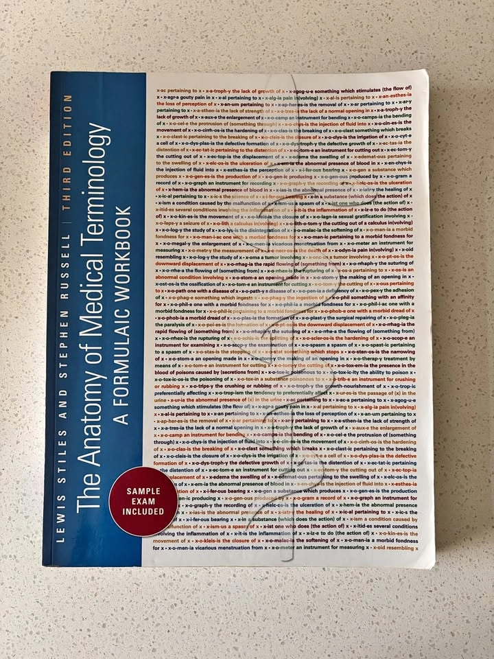 The Anatomy of Medical Terminology - Workbook - 3rd edition