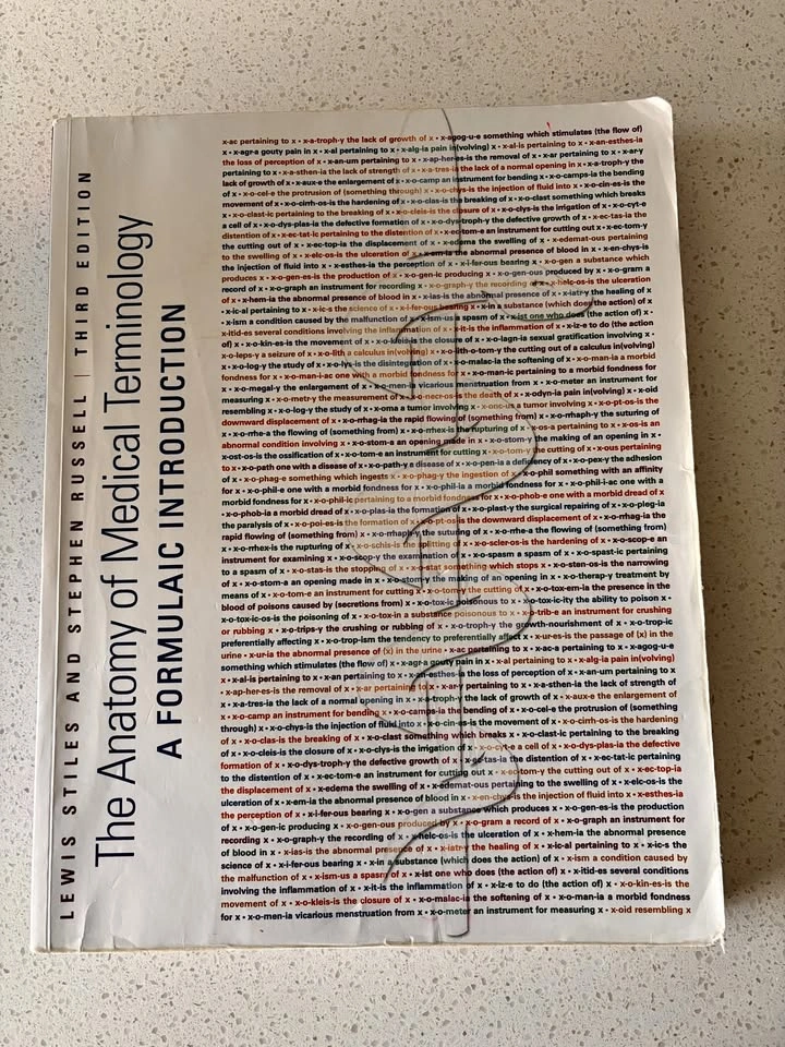 The Anatomy of Medical Terminology - Introduction - 3rd edition