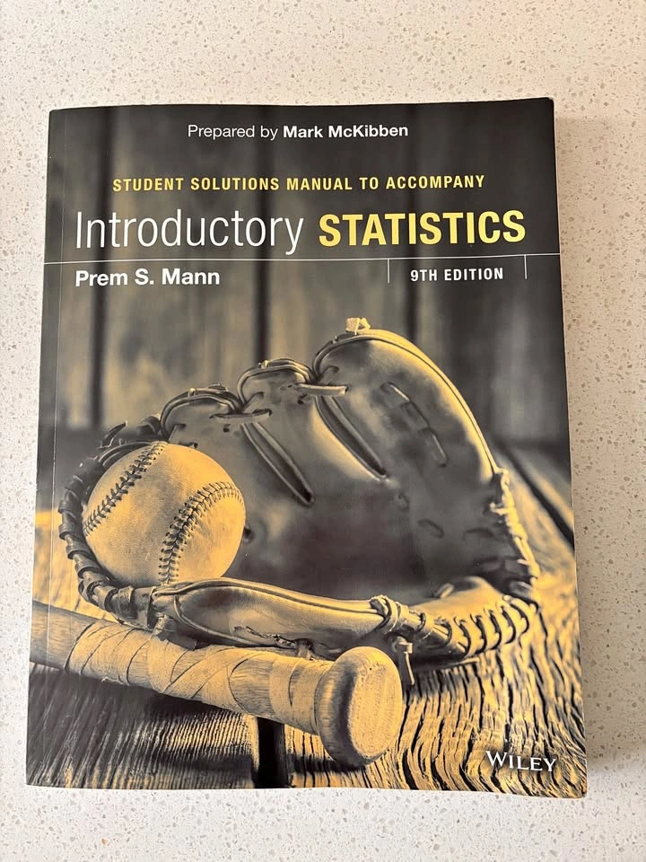 Introductory Statistics - 9th edition - Used, Excellent Conditio