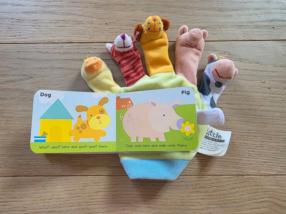 Old MacDonald hand puppet board book - photo 3