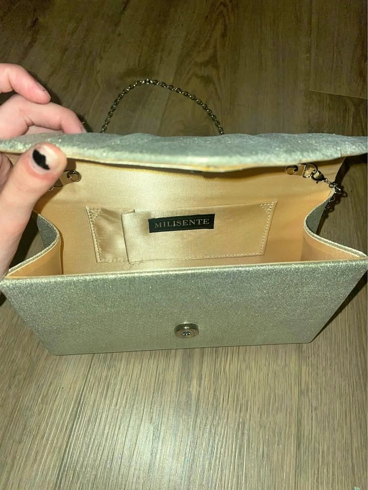 Gold Glittery Clutch/Purse
