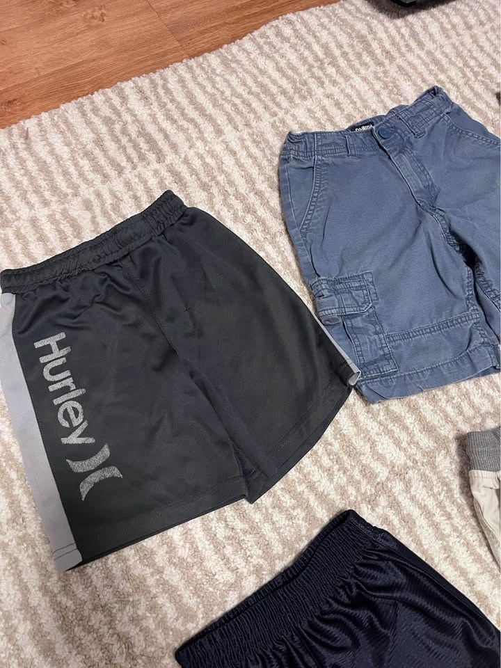 Boys Size 6 Shorts Bundle - Hurley, Puma, OshKosh, Old Navy - photo 3