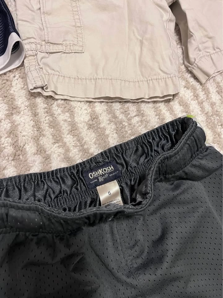 Boys Size 6 Shorts Bundle - Hurley, Puma, OshKosh, Old Navy - photo 4
