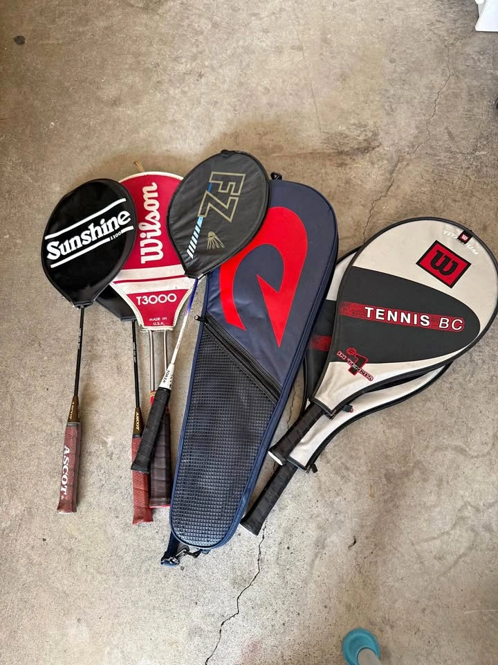 Family Tennis & Badminton Racket Bundle Set
