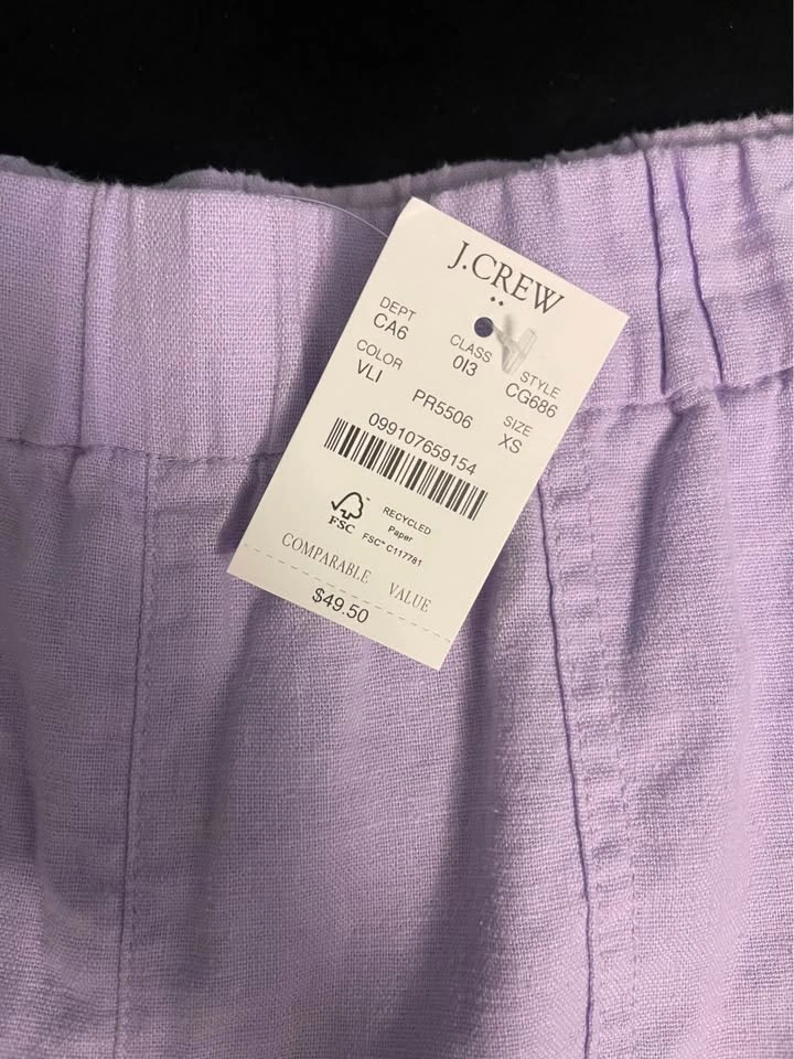 NWT JCREW Linen Shorts - photo 2