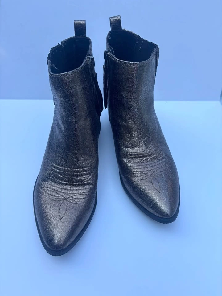 Circus by Sam Edelman Metallic Ankle Boots Size 8.5 - photo 2