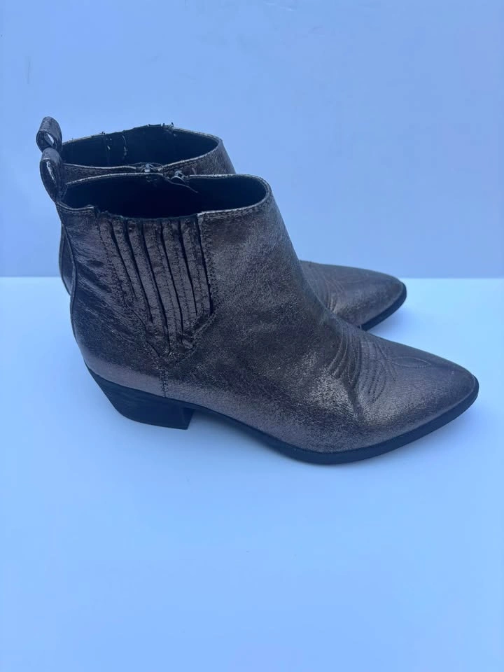Circus by Sam Edelman Metallic Ankle Boots Size 8.5 - photo 3