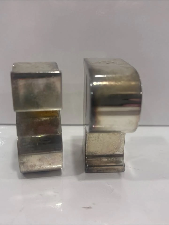 Godinger stainless steel alphabet s&p salt &pepper shakers - photo 5
