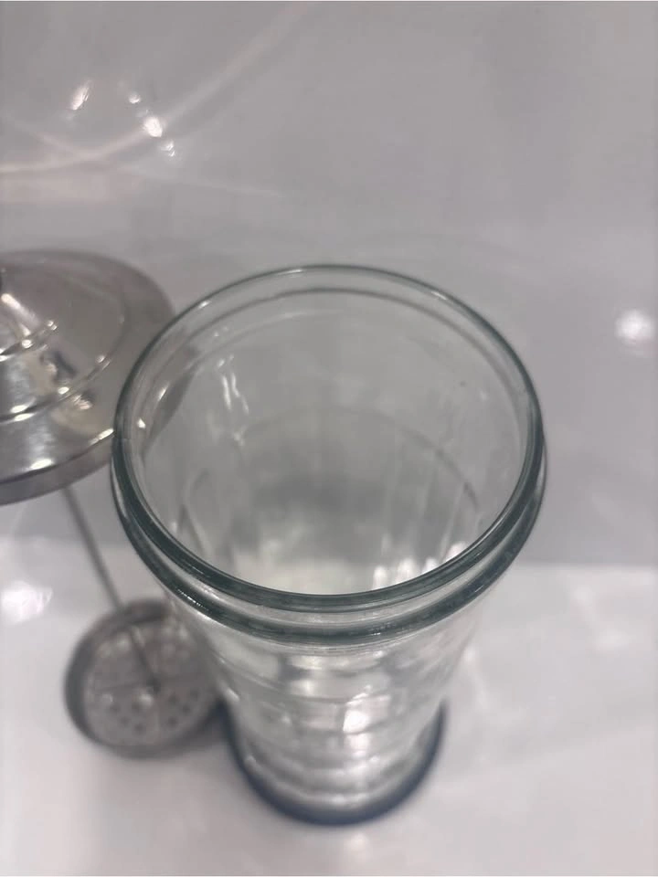Vintage Barbicide Glass Barber Disinfectant Jar - photo 5