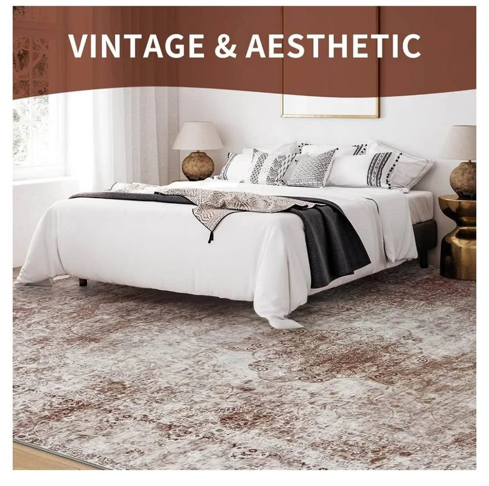 Brand new 9x12 Brown Vintage Distressed Area Rug - photo 4