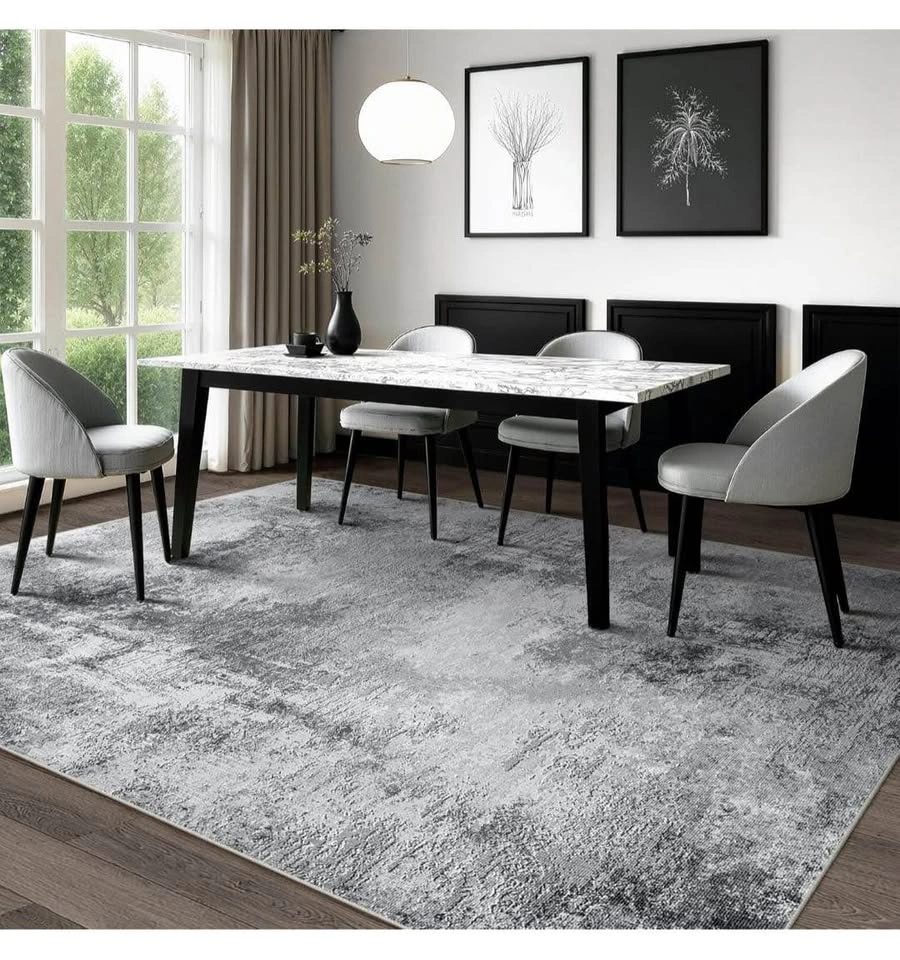 Brand new Modern Abstract 8x10 Area Rug - Washable & Non-Slip - photo 2