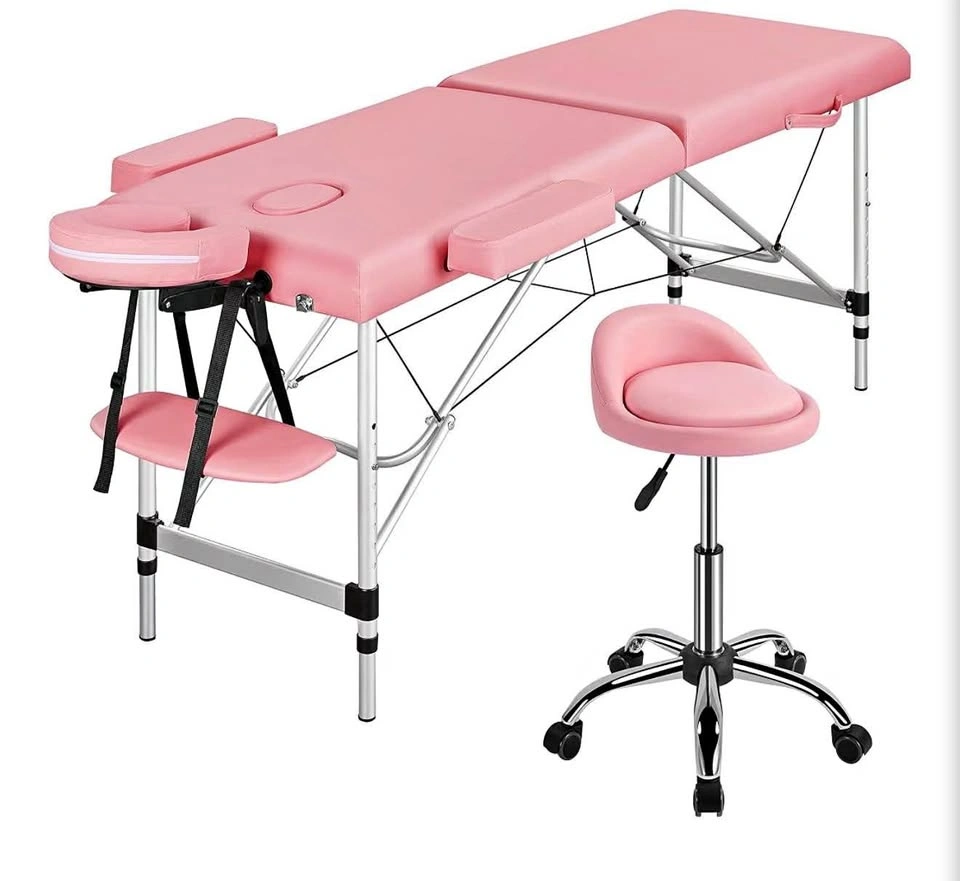 Portable Massage Table and Stool Set