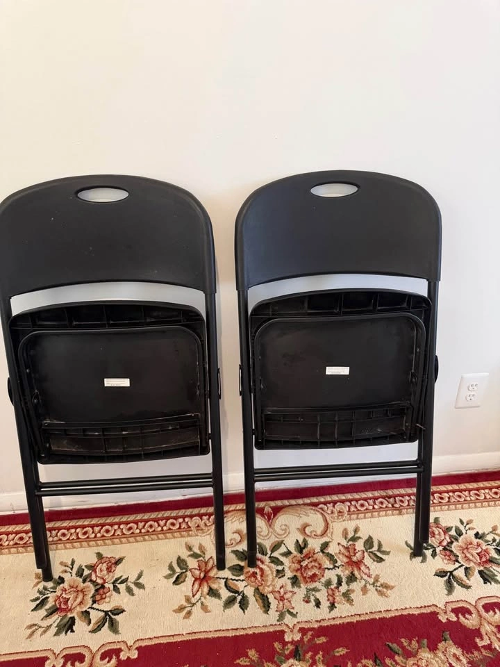 Set of 2 Folding Chairs - photo 2