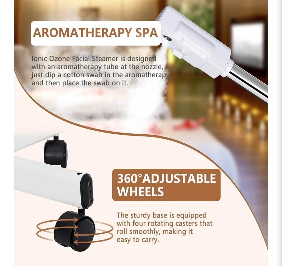 Professional Ionic Ozone Facial Steamer with Aromatherapy - photo 4
