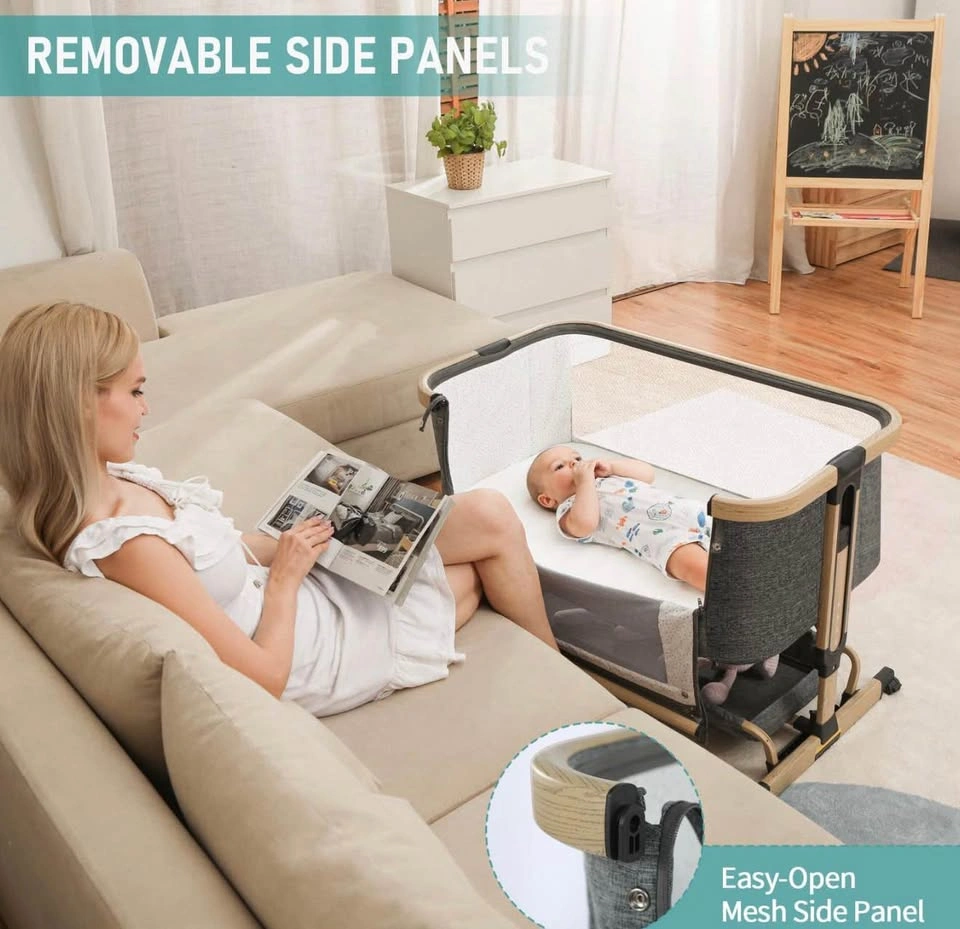 AMKE 3-in-1 Baby Bassinet Bedside Sleeper - photo 5