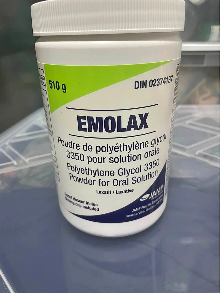 Emolax laxative