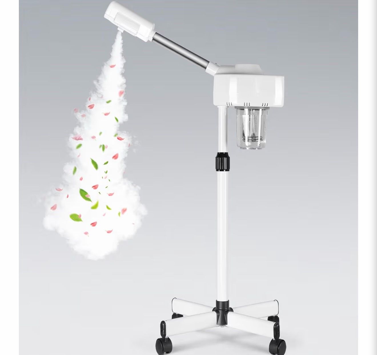 Professional ionic ozone facial steamer with aromatherapy