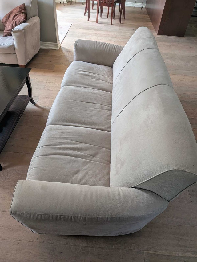 Natuzzi Sofa, Loveseat, Armchair and Ottoman set.