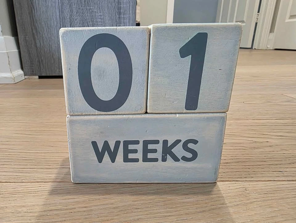 Pearhead wooden age blocks