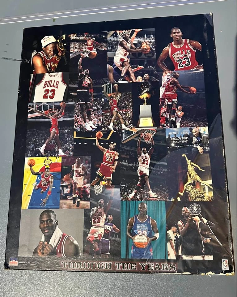 Starline Michael Jordan Through The Years Wooden poster