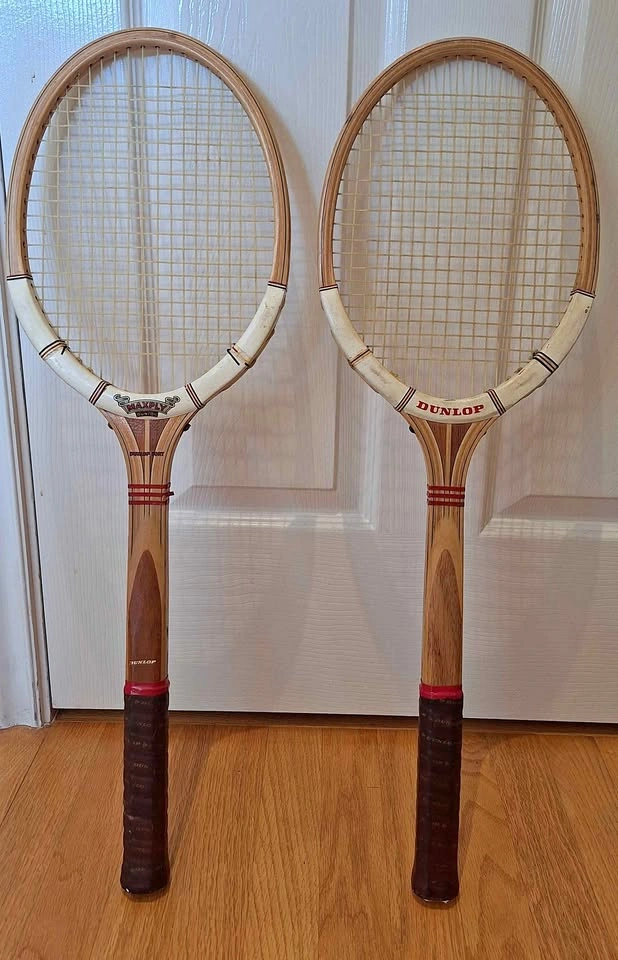 2 DUNLOP MAX PLY Tennis Rackets (INCLUDES COVER CASE)