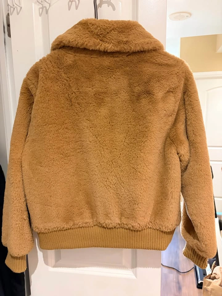 Banana Republic Faux Fur Bomber Jacket - photo 4