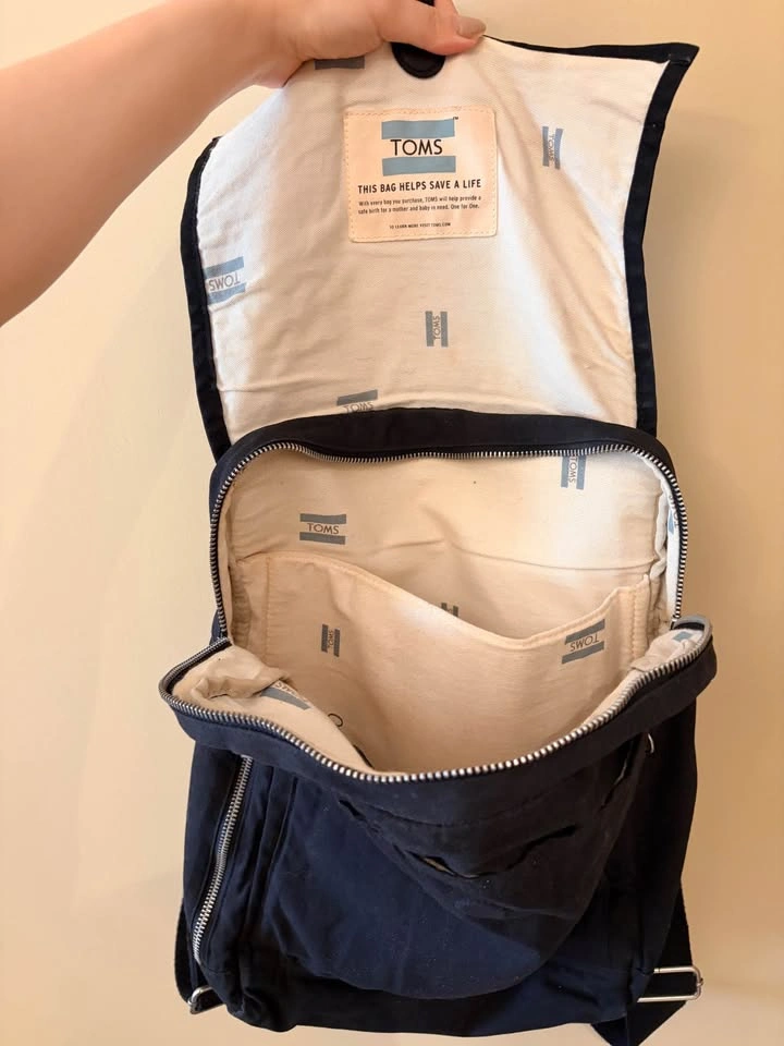 TOMS Black Canvas Backpack - photo 3