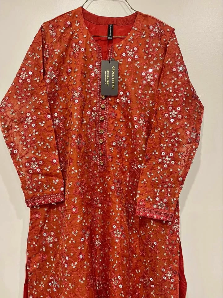 New luxury wear cross stitch Shirt