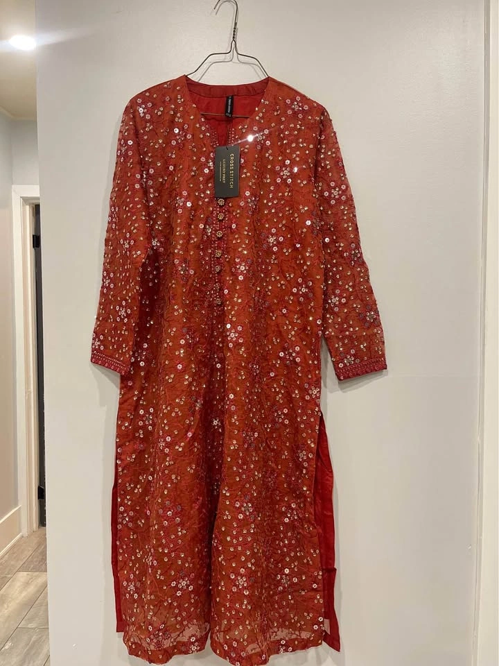 New luxury wear cross stitch Shirt - photo 2