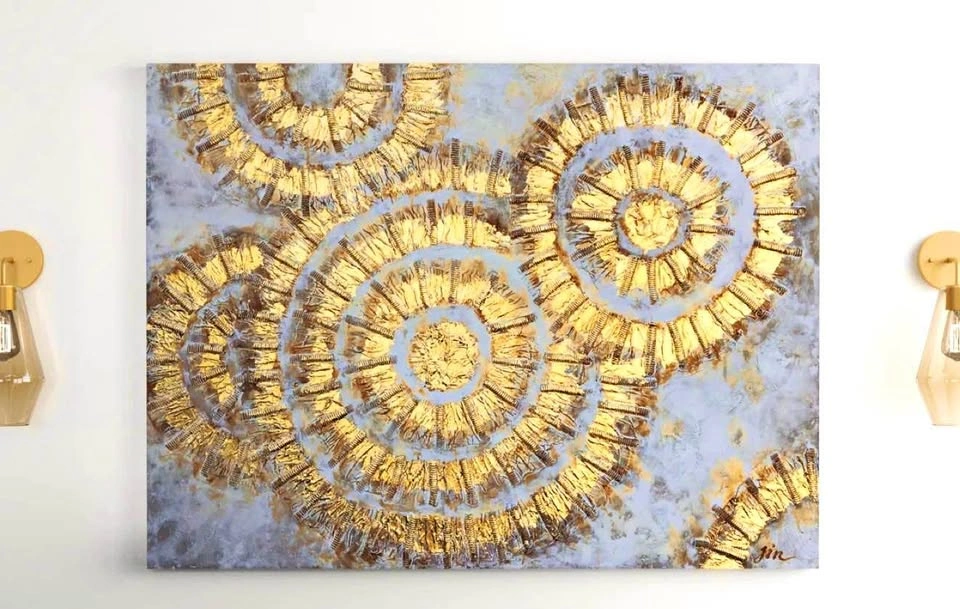 Wrapped Canvas Painting