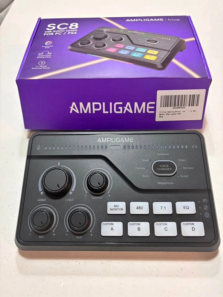 Fifine Ampligame SC8 Gaming Mixer