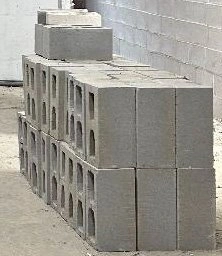 Concrete Block, Plain, 15cm (6"x8"x16") ONLY 30 LEFT