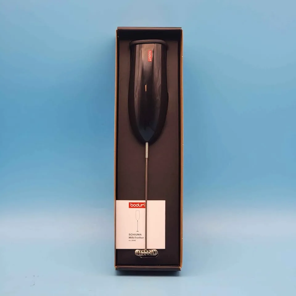 🥳NEW🤩 Bodum SCHIUM MILK FROTHER Battery Operated Black image indicator(2)