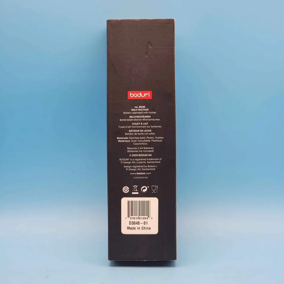 🥳NEW🤩 Bodum SCHIUM MILK FROTHER Battery Operated Black image indicator(3)