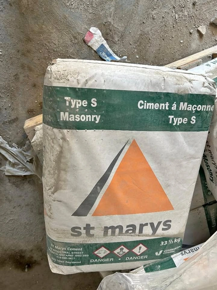 St. Mary's Type S Masonry Cement, 33 1/3 kg