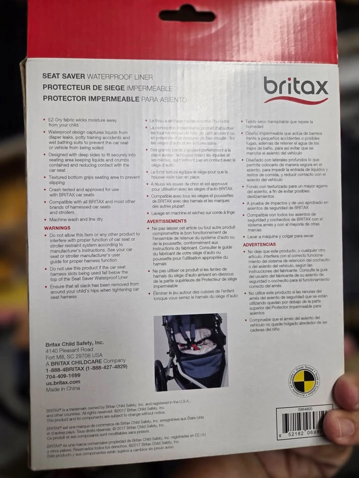 Britax Waterproof Car Seat Liner, Pee Pad - photo 4
