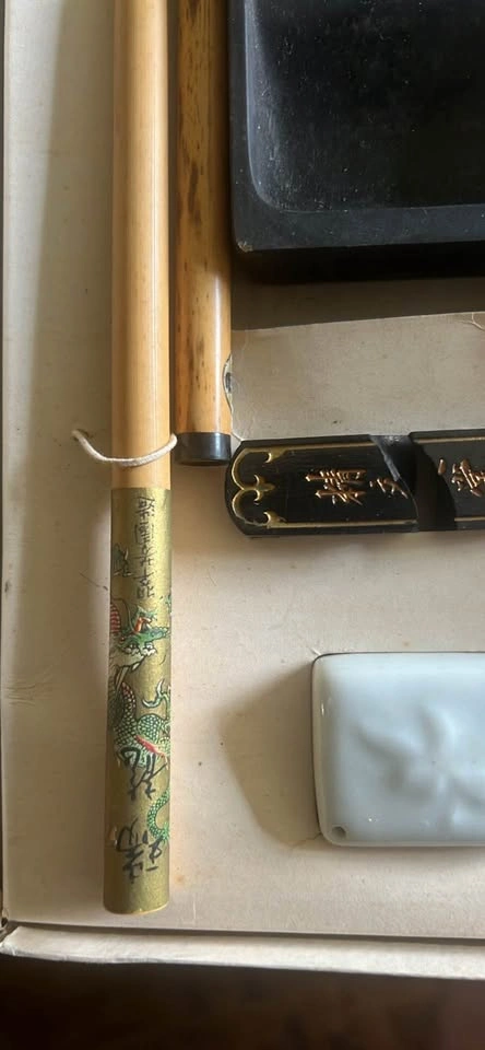 Vintage Chinese Calligraphy Set - photo 4