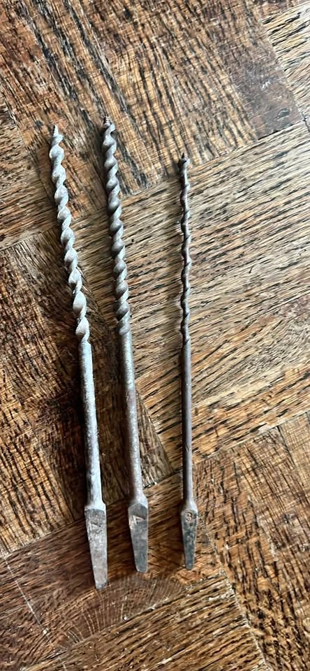 Vintage Auger Drill Bits for Brace Drill