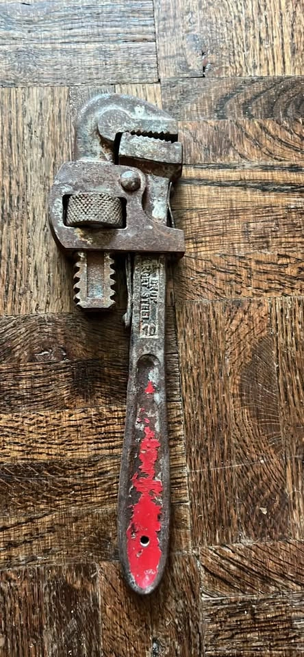 Vintage Mixed Tool Lot - Pipe Wrench, Westline Wrenches, and Scr - photo 2