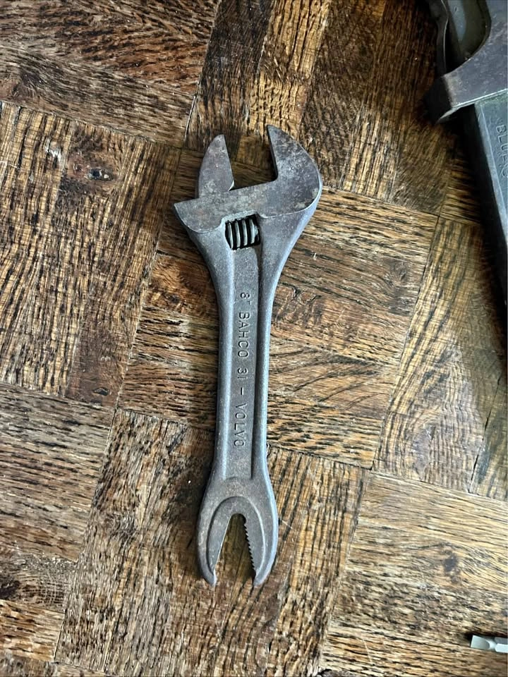 Vintage Bahco 31 Volvo 8" Adjustable Wrench