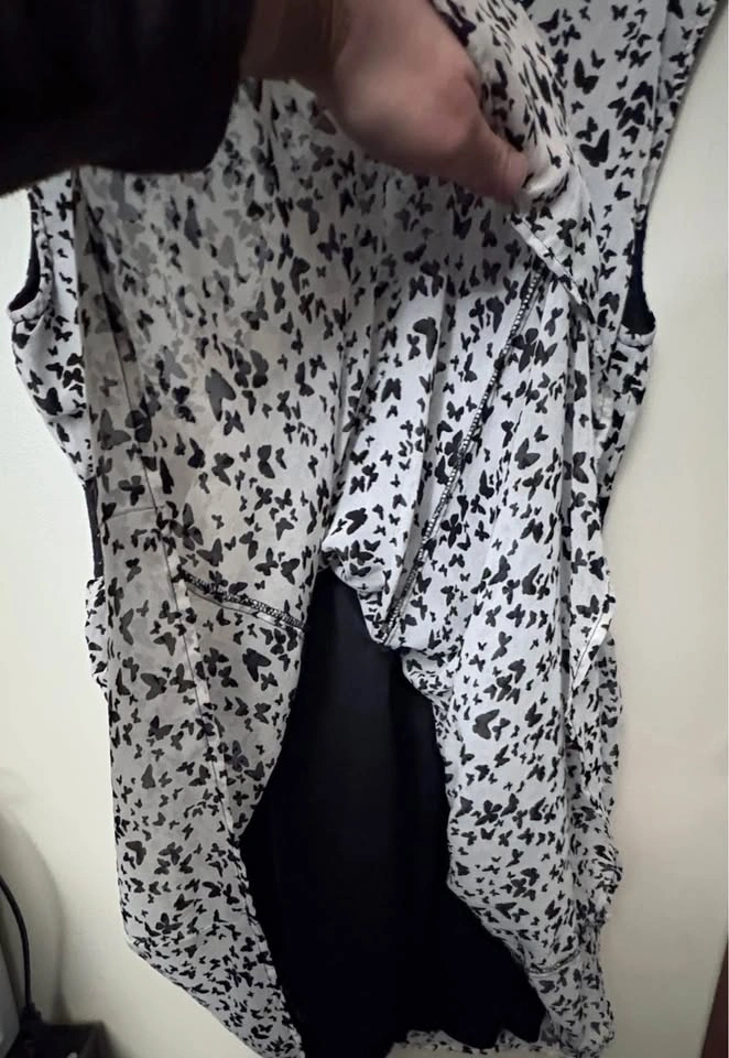 Fire Los Angeles Butterfly Print Lace Waist Dress - photo 5
