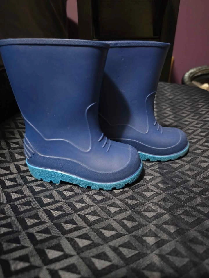 Kids Blue Rain Boots - photo 2