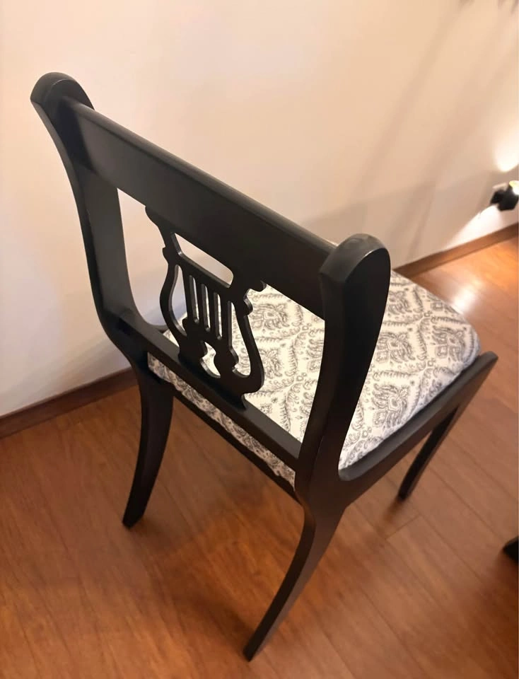 Adorable pair of Lyre chairs - photo 2