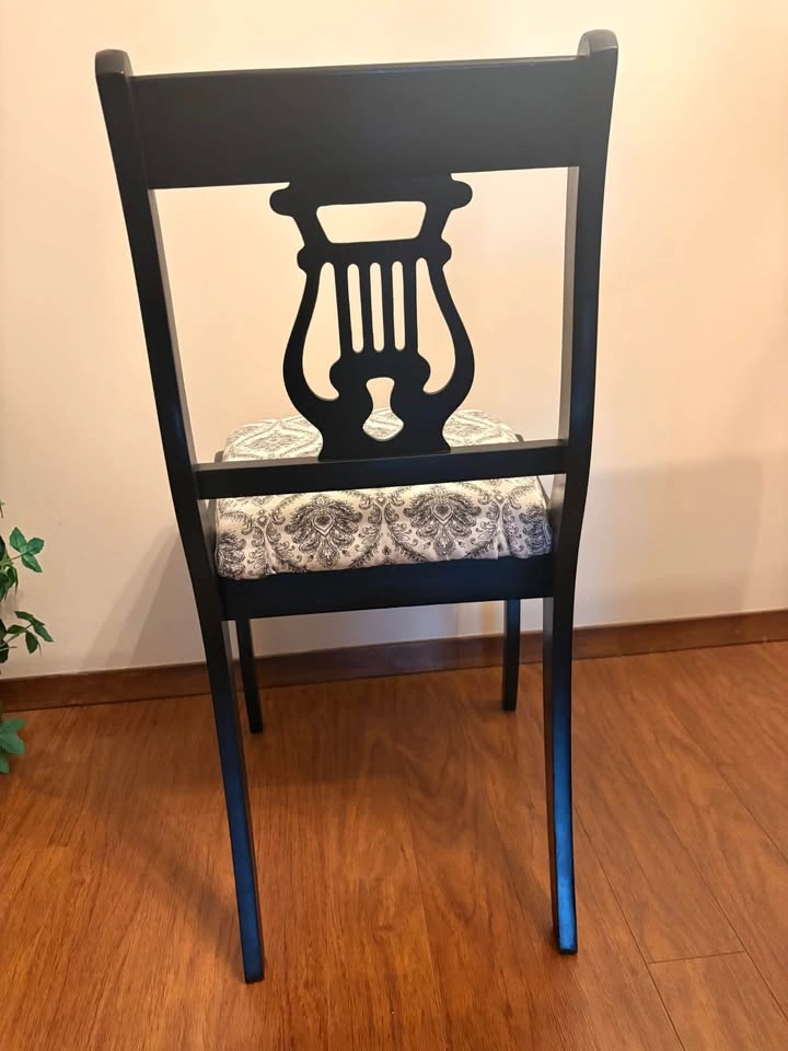Adorable pair of Lyre chairs - photo 3