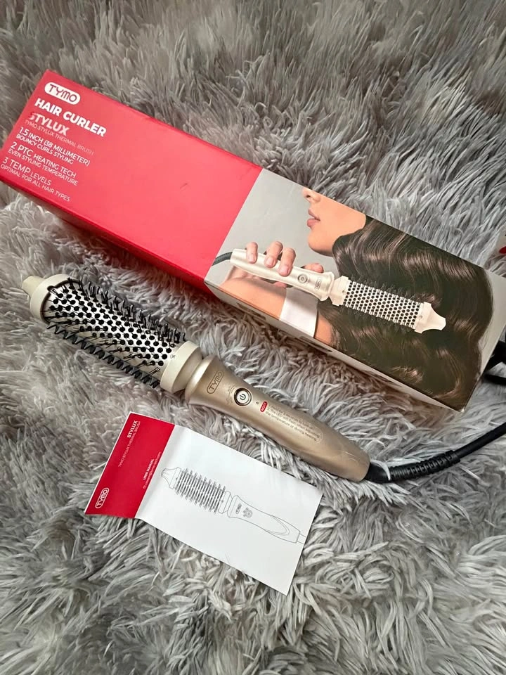 TYMO Stylux Thermal Brush Hair Straightener & Curler
