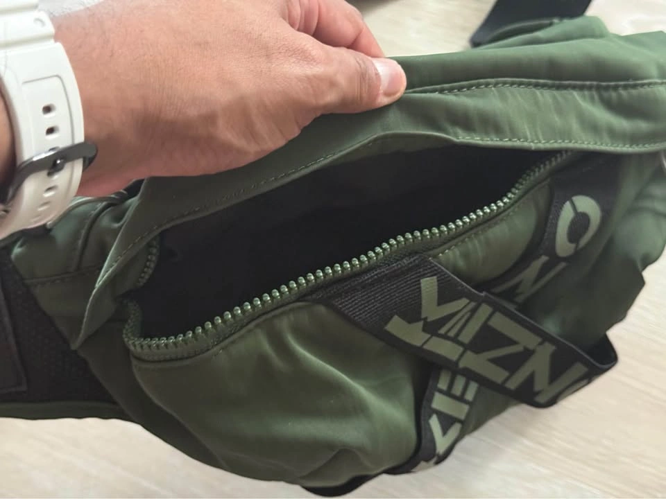 Kenzo Olive Green Sling Belt Bag - photo 2