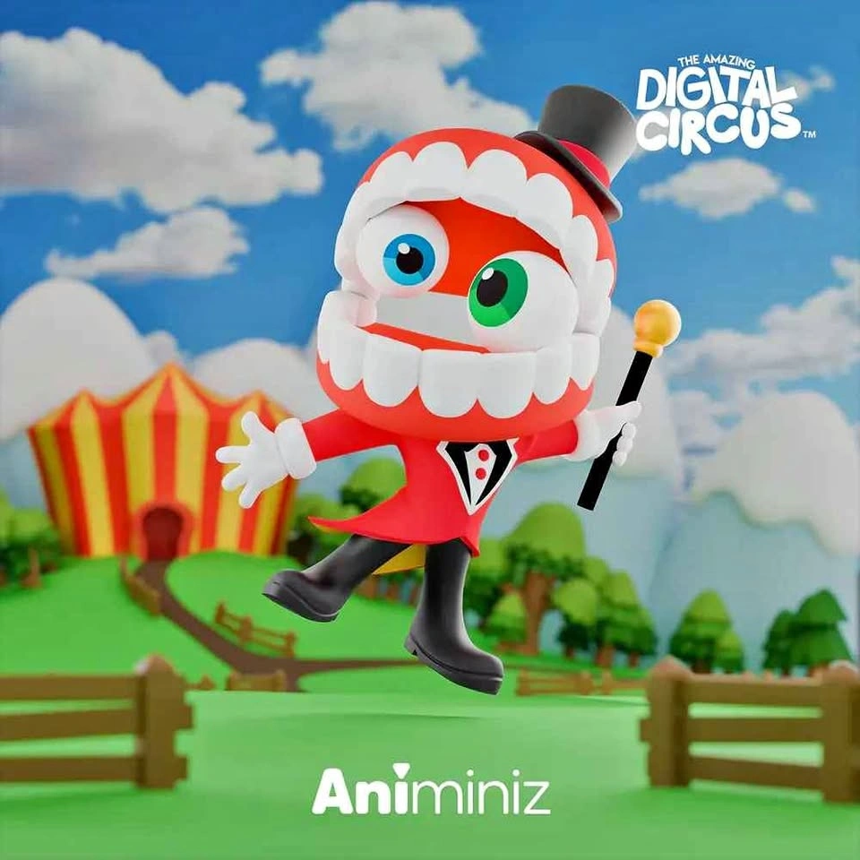 The Amazing Digital Circus Caine Animiniz Figure